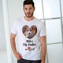 Hund großen Bruder Foto personalisiert T - Shirt