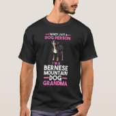 Hund Großmutter Bernese Mountain Oma T-Shirt (Vorderseite)
