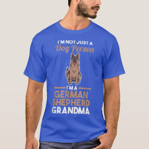 Hund Großmutter Deutscher Schäferhund Oma T - Shir T-Shirt