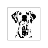 Hund Gummistempel (Prägung)