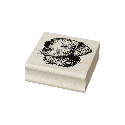 Hund Gummistempel (Stempel)
