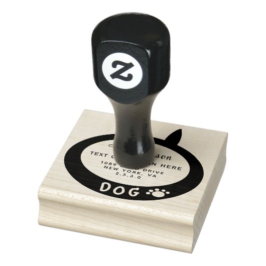 HUND GUMMISTEMPEL (Stempel)