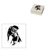Hund Gummistempel (Stempel)