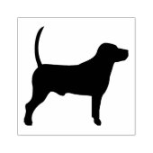 Hund Gummistempel (Prägung)