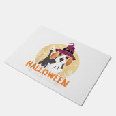 Hund Halloween Fußmatte (Schrägansicht)