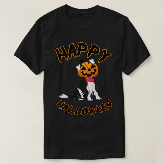 Hund Halloween Hund 1 T-Shirt (Design vorne)