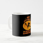 Hund Halloween Kaffeetasse (Vorderseite Links)