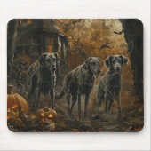 Hund Halloween Night Doggy Delight Mousepad (Vorne)