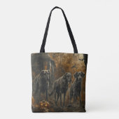 Hund Halloween Night Doggy Delight Tasche (Rückseite)