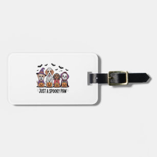 Hund Halloween nur eine Spooky Paw 2 Gepäckanhänger