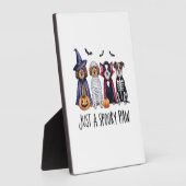 Hund Halloween nur eine Spooky Pfote Fotoplatte (Seite)