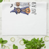 Hund Halloween nur eine Spooky Pfote Geschirrtuch (Gefaltet)