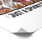 Hund Halloween nur eine Spooky Pfote Poster (Ecke)