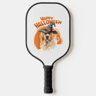 Hund Halloween Pickleball Schläger