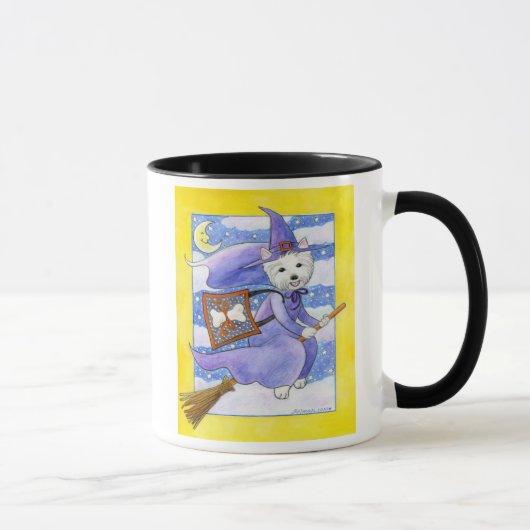 Hund Halloweens Westie Tasse (Rechts)