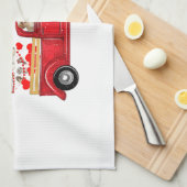 Hund| Happly Valentine Day Ship Tzu Geschirrtuch (Viertel Falte)