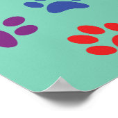 Hund Happy Birthday Party Banner Poster (Ecke)