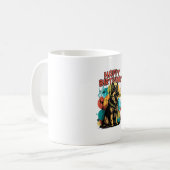 Hund Happy Birthday Party Shep Clot Kaffeetasse (Vorderseite Links)