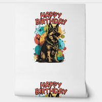 Hund Happy Birthday Party Shep Clot
