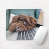 Hund, Haustier, Behältnis Mousepad (Mit Mouse)