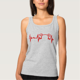 Hund Heartbeat T-Shirt
