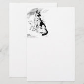 Hund Heaven Briefpapier (Vorne/Hinten)