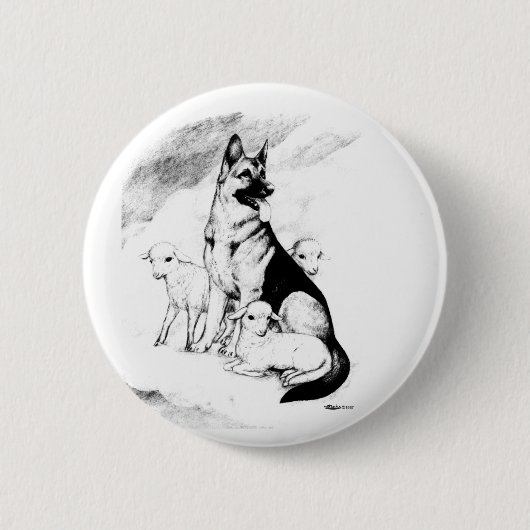 Hund Heaven Button (Vorderseite)