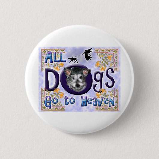 Hund Heaven Button (Vorderseite)