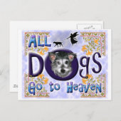 Hund Heaven Postkarte (Vorne/Hinten)