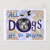Hund Heaven Postkarte (Vorderseite)