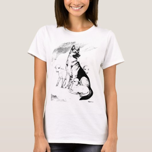 Hund Heaven T-Shirt (Vorderseite)