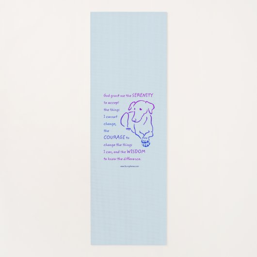 Hund - Heiliges Gebet Yogamatte (Vorderseite)