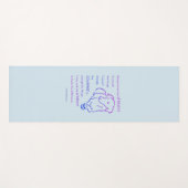 Hund - Heiliges Gebet Yogamatte (Vorderseite (Horizontal))