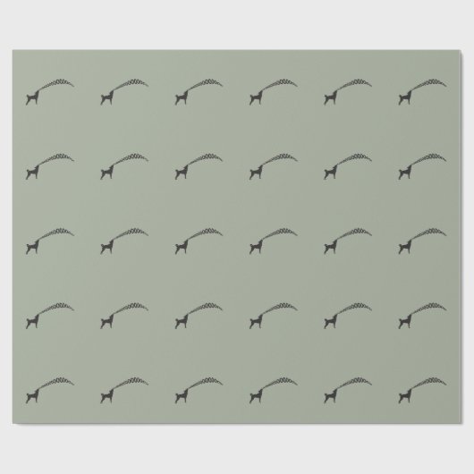 Hund HeulensSubaru Geschenkpapier (Flach)