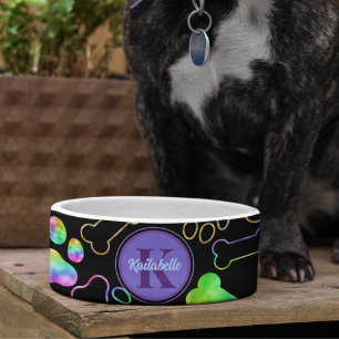Hund Holographic Ombre Rainbow Keramik Haustier Sc Napf