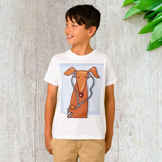 Hund Hört auf Musik Funny Kopfhörer Pup T-Shirt