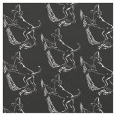 Hund Hund Art Fabric Stoff (Nahaufnahme)