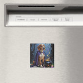 Hund Hund aus Afghanistan Magnet (In Situ (Geschirrspüler))