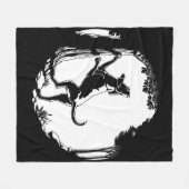 Hund Hund Blanket Hund Jagd Hunde Blanket Fleecedecke (Vorderseite (Horizontal))