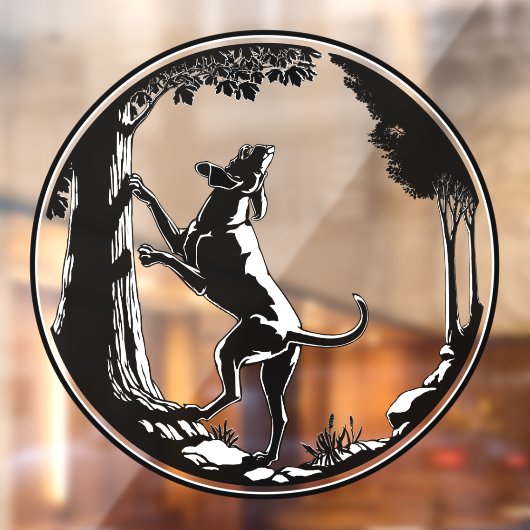 Hund Hund Decal Jagd Hunde Art Fensterheber Fensteraufkleber (Blatt 2)