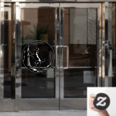 Hund Hund Decal Jagd Hunde Art Fensterheber Fensteraufkleber (Büro Tür)