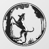 Hund Hund Decal Jagd Hunde Art Fensterheber Fensteraufkleber (Blatt)