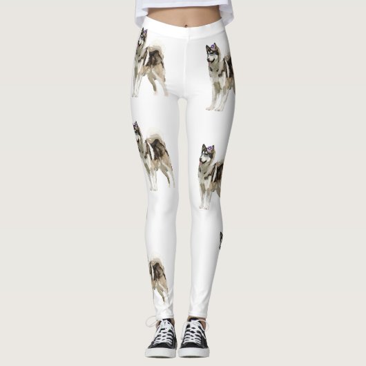 Hund, Hund liebt Leggings (Vorderseite)
