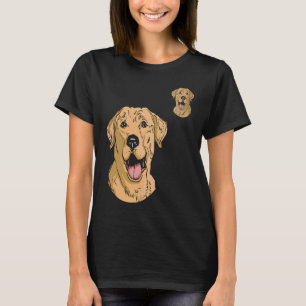 Hund  Hund Mama Papa Golden Gelber Labrador Retrie T-Shirt