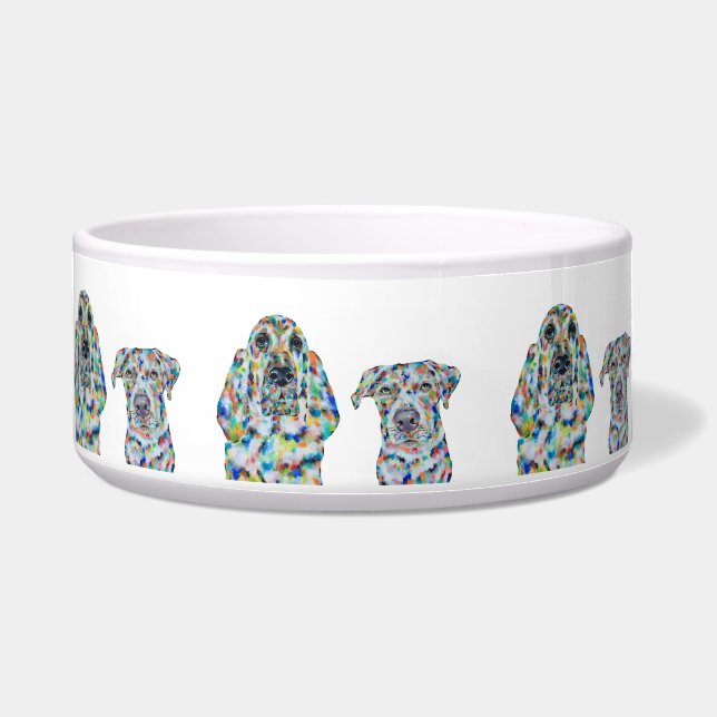 Hund Hund und Labrador Hund Bowl Napf (Vorderseite)