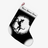 Hund Hund Weihnachts-Strumpf Hund Lover Strümpfe Großer Weihnachtsstrumpf (Vorderansicht (hängend))