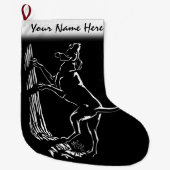 Hund Hund Weihnachts-Strumpf Hund Lover Strümpfe Großer Weihnachtsstrumpf (Vorderseite)