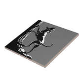 Hund Hunde Keramik Tile Jägerdekor Fliese (Seite)