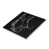 Hund Hunde Keramik Tile Jägerdekor Fliese (Seite)