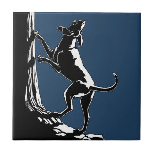 Hund Hunde Kunst Keramikfliese Jagdhund Dekor